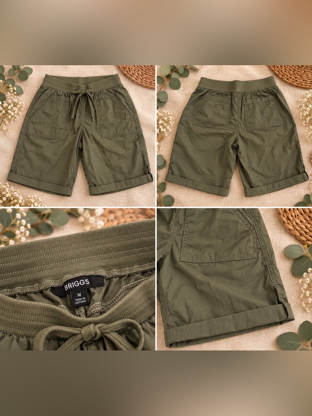 BRIGGS Women’s Bermuda Shorts in Green